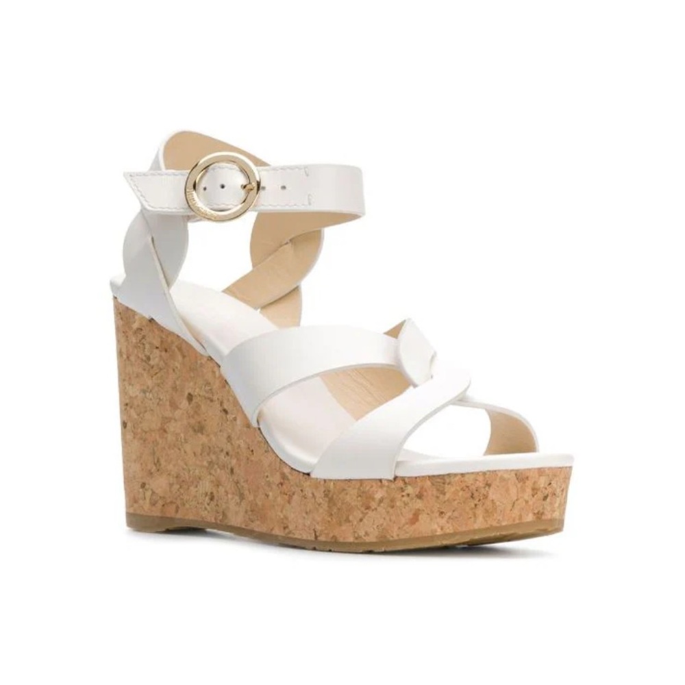 Jimmy Choo White wedges